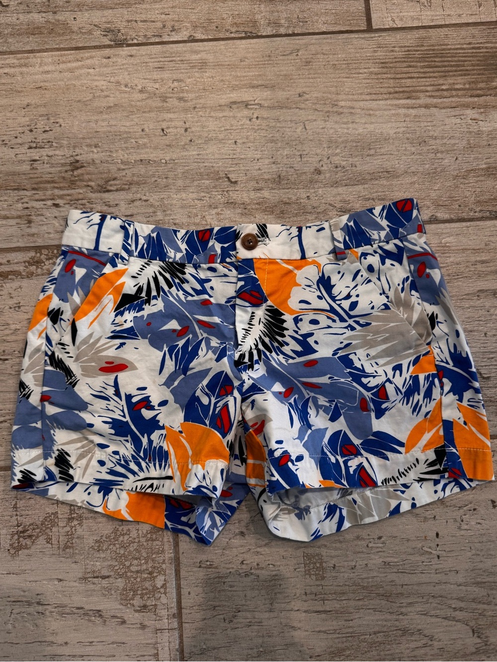 Gap Multicolor Floral Print Casual Shorts Size 2